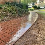 Our Company has completed a beautiful brick walkway in a residential neighborhood.